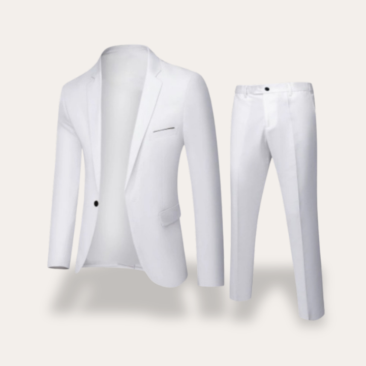 Herren Anzug Zweiteilig Jacke Hose Slim Fit | Vestea