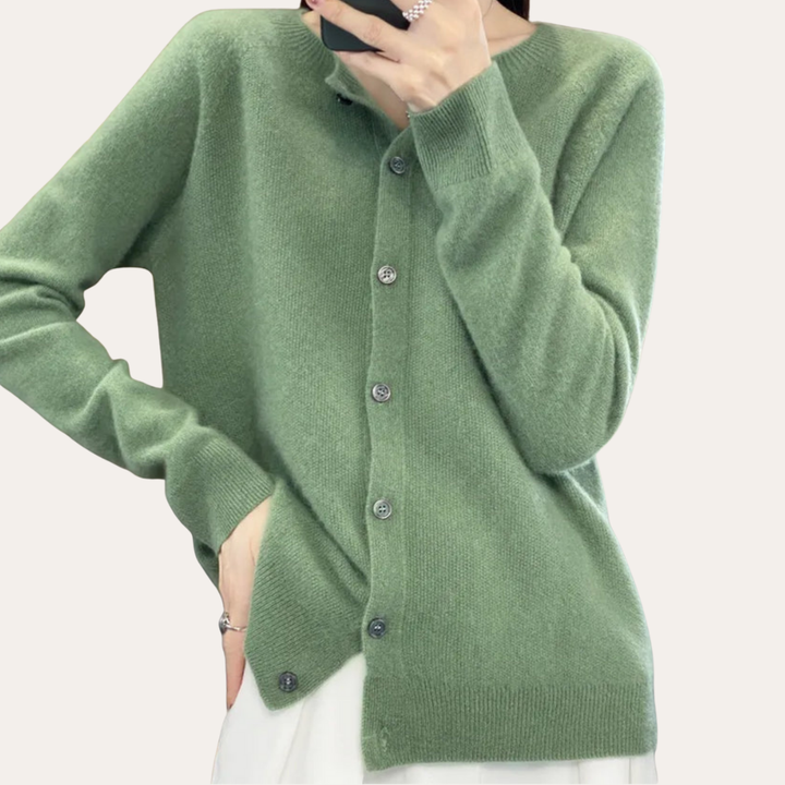 Damen Kaschmir Cardigan – Eleganter Strickpullover Frauen |  Vestea