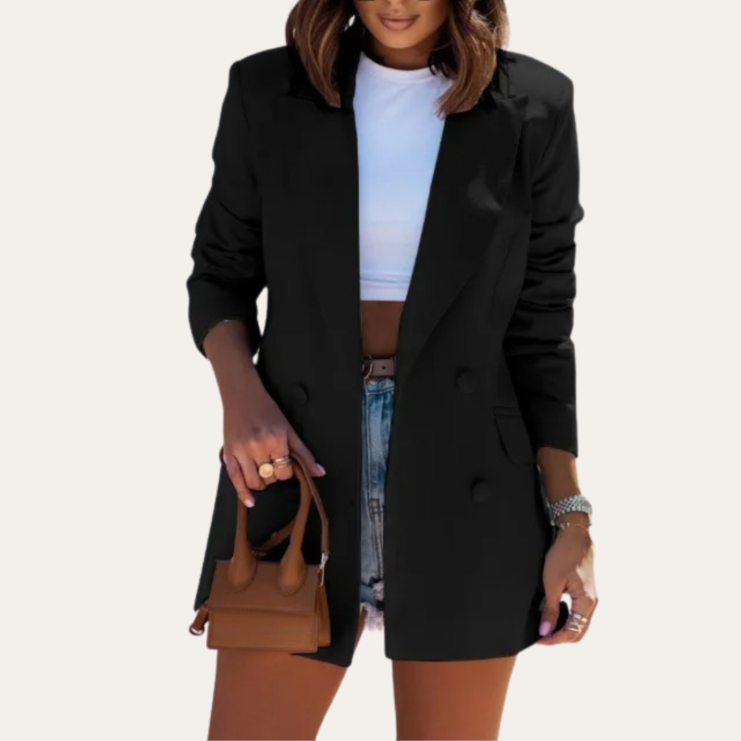 Damen Blazer mit Zweireiher Elegant | Vestea