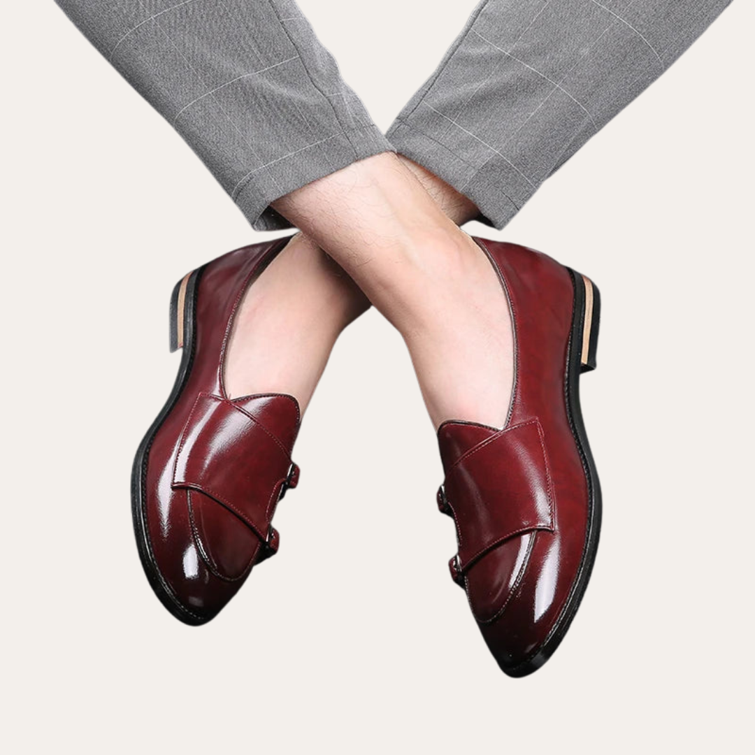 Herren Leder Orthopädische Loafer Slipper | Vestea