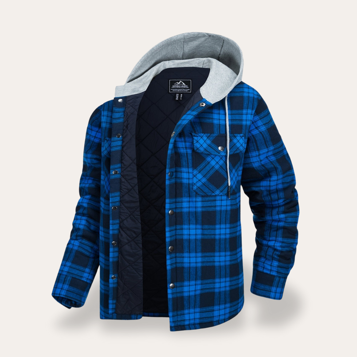 Herren Kapuzenjacke mit gesteppter Innenfütterung | Vestea