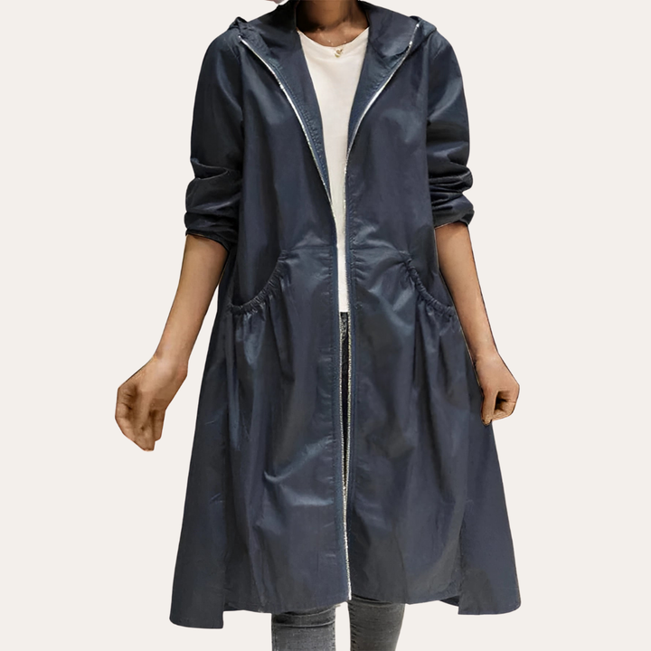 Damen Übergangsjacke mit Kapuze und Reißverschluss | Vestea