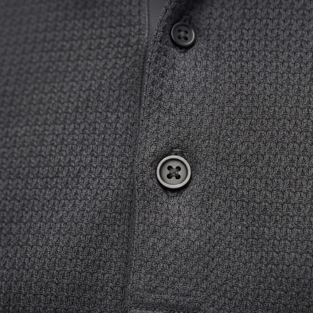 Camiseta de hombre tipo polo, manga corta, con cuello, para verano