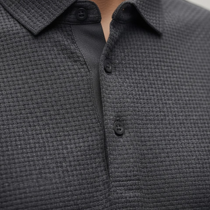 Camiseta de hombre tipo polo, manga corta, con cuello, para verano