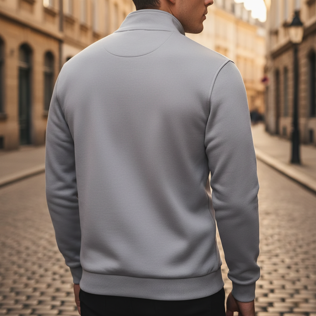 Sudadera para hombre con media cremallera