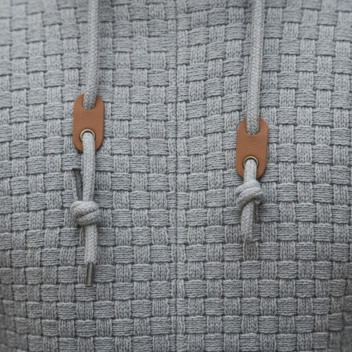 Gestrickter Kapuzenpullover für Herren| Vestea