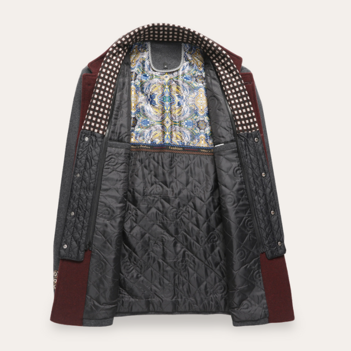 Wollmischung Casual Mantel für Herren | Vestea