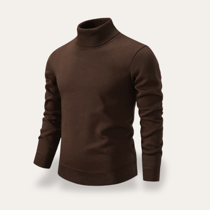 Herren Rollkragenpullover Feinstrick Pullover | Vestea
