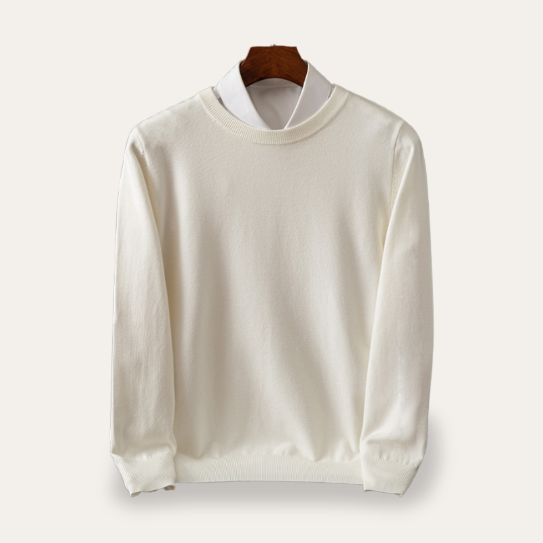 Herren Strickpullover Rundhalsausschnitt Langarm | Vestea