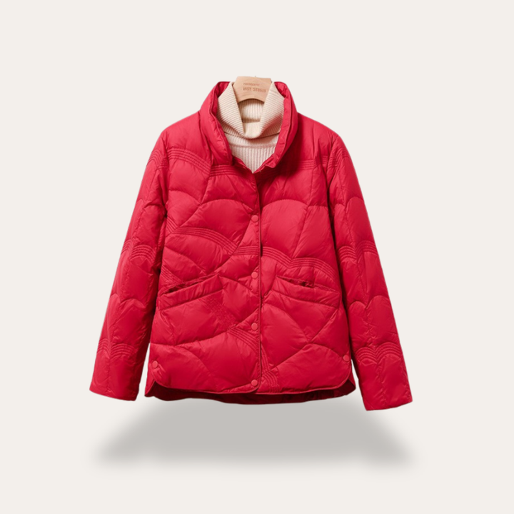 Damen Steppjacke mit Knöpfen | Vestea