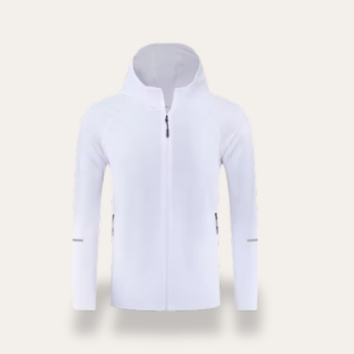 Unisex Laufjacke mit Kapuze Atmungsaktiv Leichtgewicht | Vestea