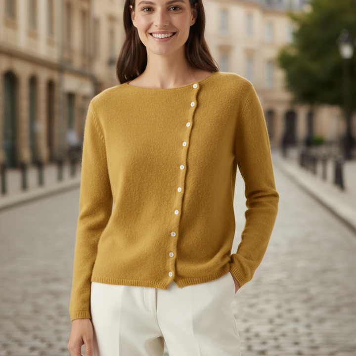 Damen Cardigan Asymmetrisch | Vestea