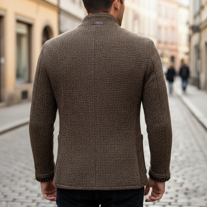 Slim Fit Herrenjacke aus Strapazierfähigem Stoff | Vestea