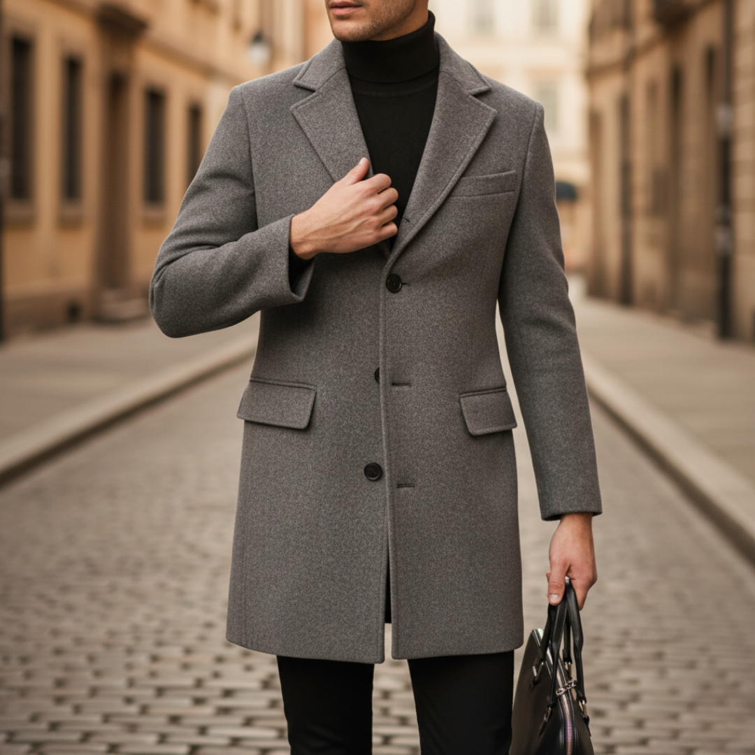 Herren Wintermantel Klassisch Elegant | Vestea