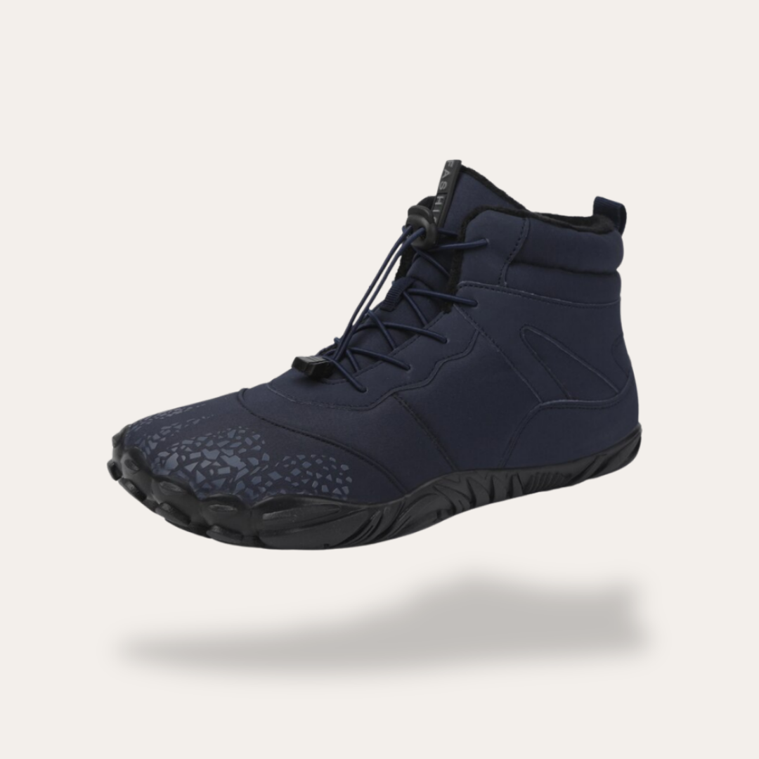 Herren Barfußstiefel orthopedico Winter Kunstleder rutschfest Warmfutter | Vestea