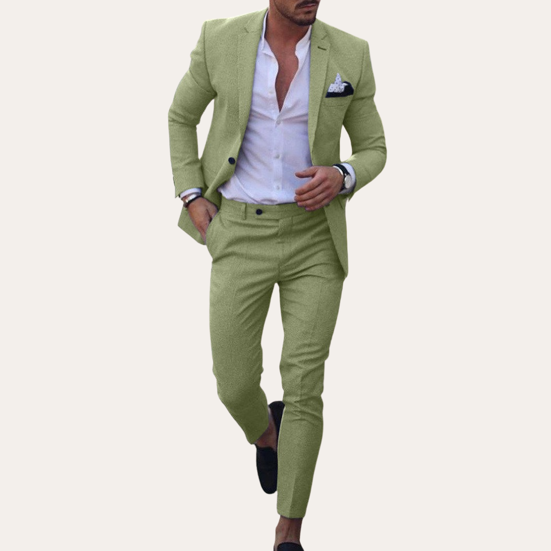 Herren Slim Fit Anzug 2-teilig Business | Vestea