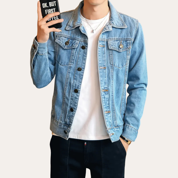 Bequeme Passform & Stylische Denimjacke für Herren | Vestea