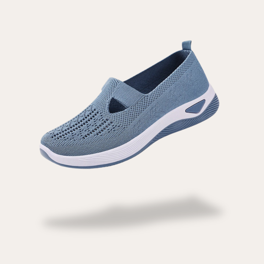 Orthopädische Damen Slip-On Komfortschuhe mit Keilsohle | Vestea