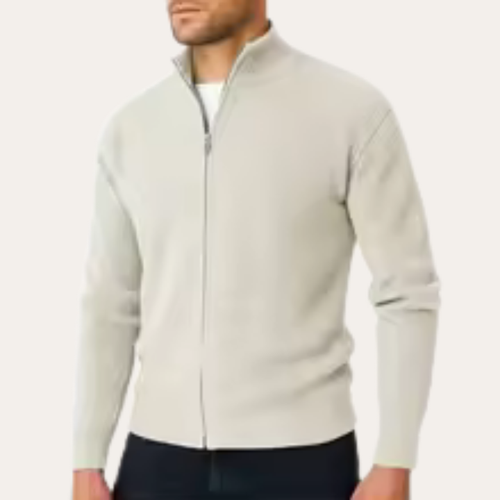 Herren Strickjacke mit Reißverschluss Komfort | Vestea