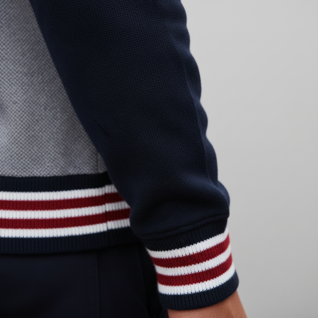 Herren Zip-Jacke mit Raglanärmeln, sportlich | Vestea