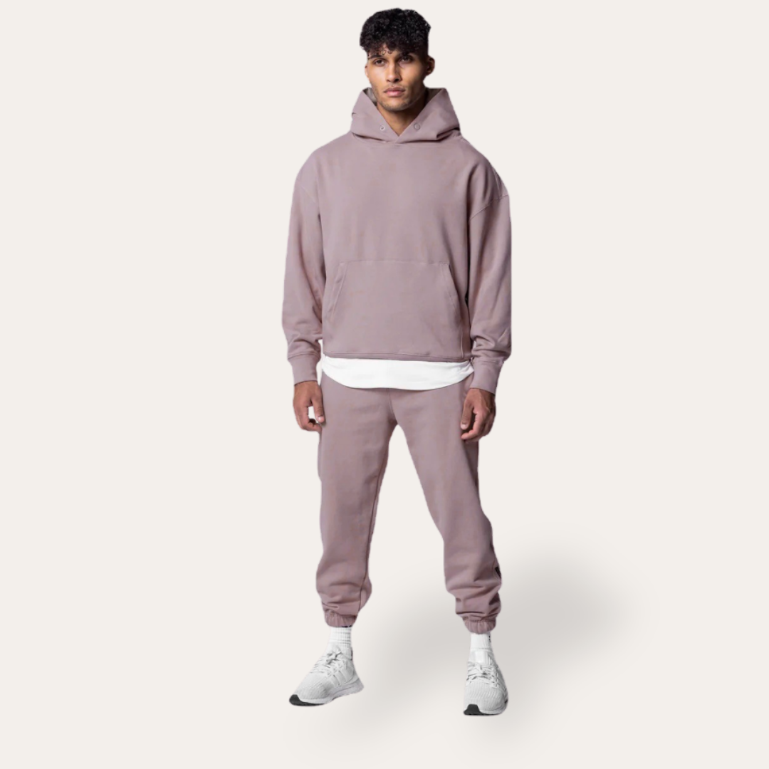 Herren Jogginganzug Hoodie Zweiteiler Freizeit Set Kapuze | Vestea