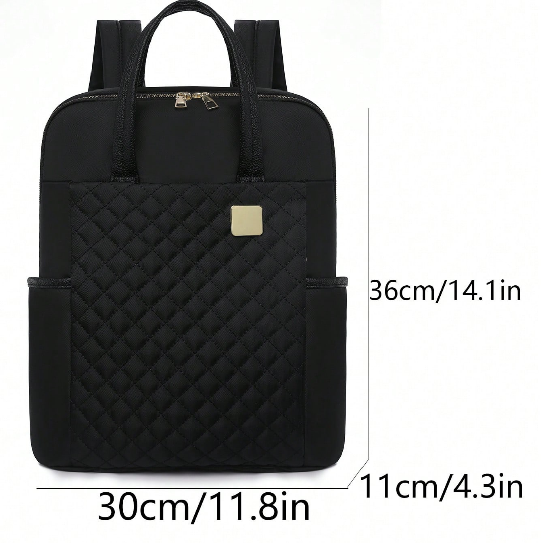 Damen Gepolsterter Rucksack Laptop Tasche Business Nylon | Vestea