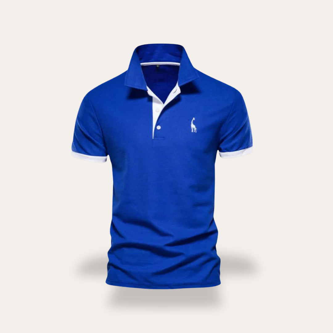 Herren Poloshirt Baumwolle Freizeit Kurzarm Shirt Slim Fit Kragen | Vestea