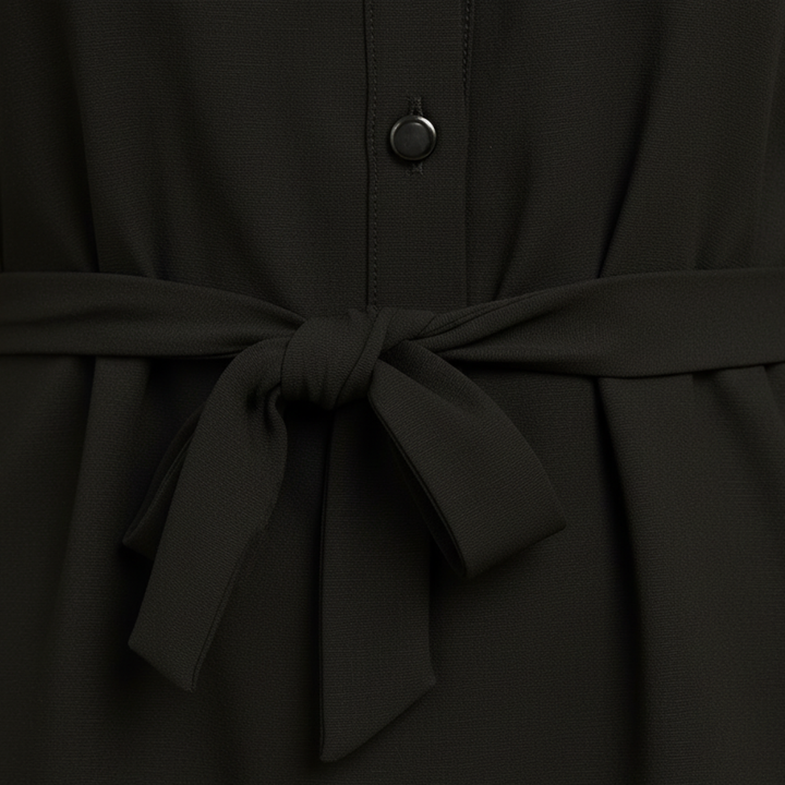 Damen-Chemisierkleid aus hochwertigem Material mit Dreiviertelärmeln | Vestea