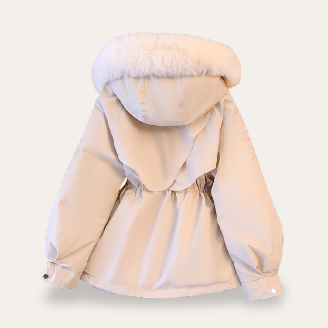 Damen Parka Jacke mit Kunstfell Futter Winter | Vestea