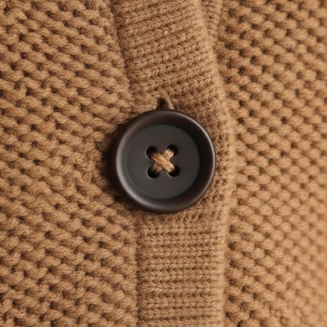 Cardigan à boutons en maille pour femme