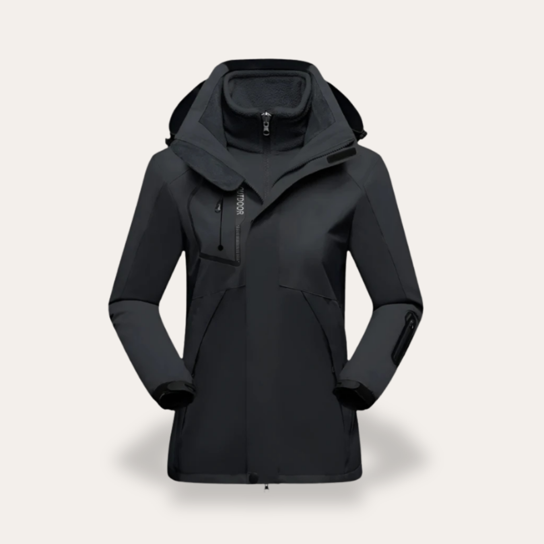 Damen Softshelljacke mit Fleecefutter Wasserdicht Winddicht | Vestea