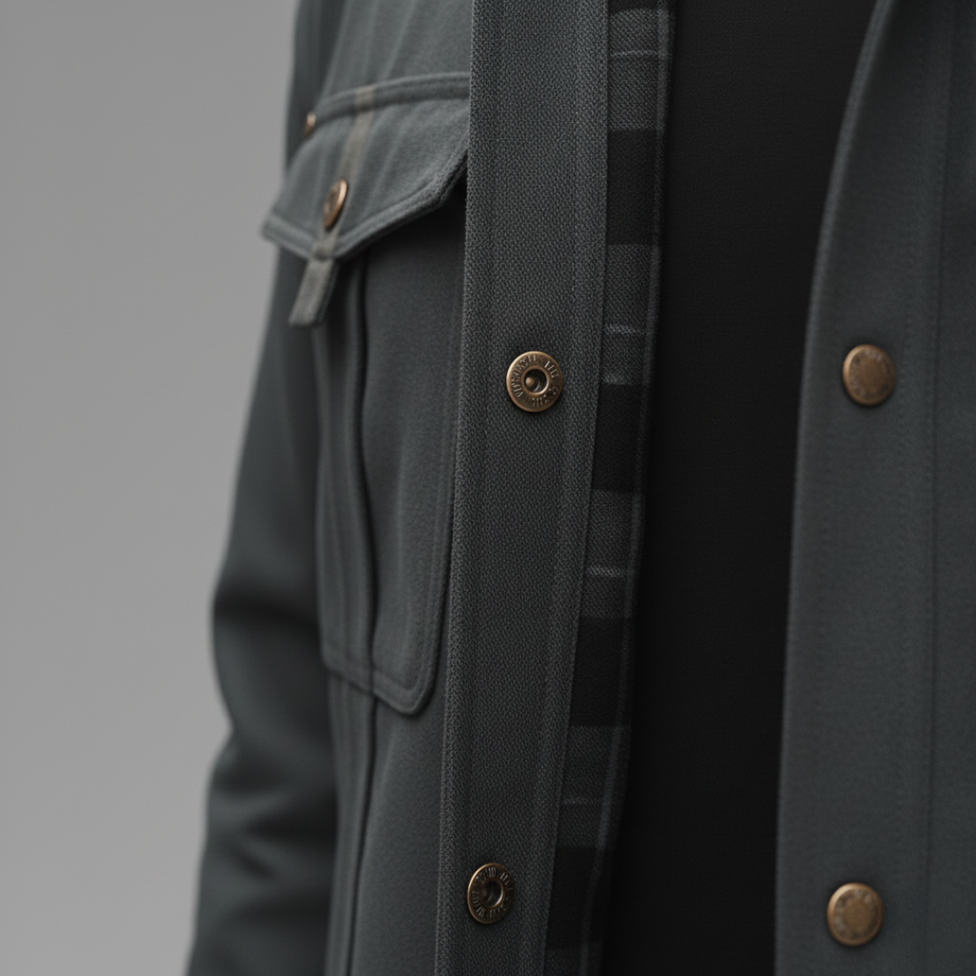 Utility-Jacke für Herren mit Knopfleiste | Vestea