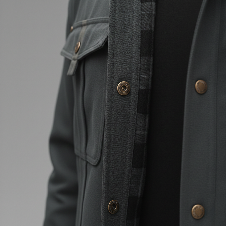 Utility-Jacke für Herren mit Knopfleiste | Vestea