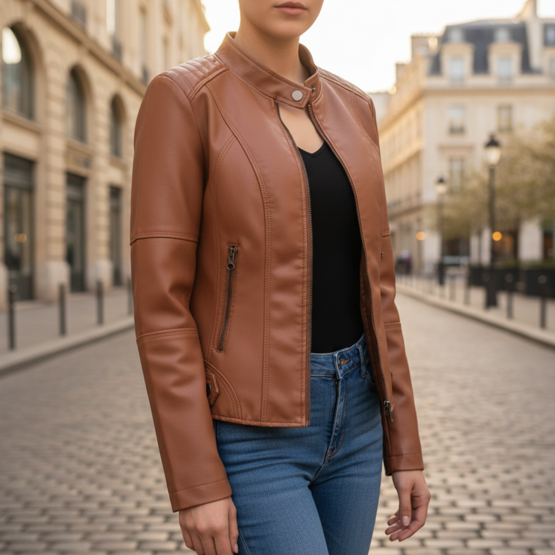 Damen Bikerjacke Kurz | Vestea