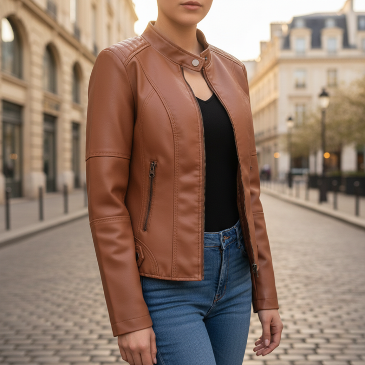Damen Bikerjacke Kurz | Vestea