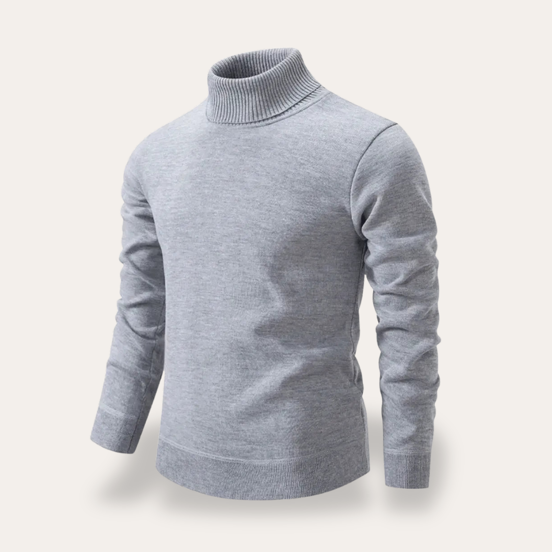 Rollkragenpullover Herren Feinstrick Winter Langarm | Vestea