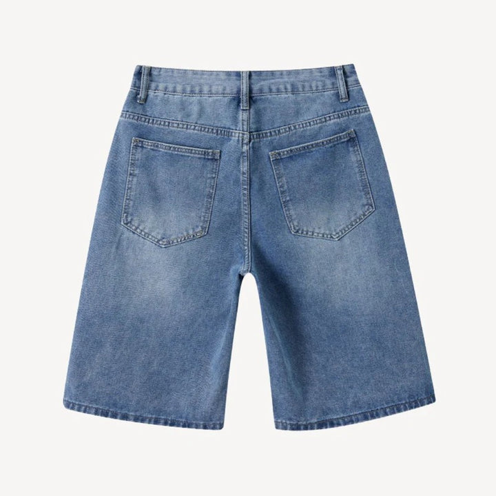 Herren Weite Baggy-Jeans-Shorts | Vestea