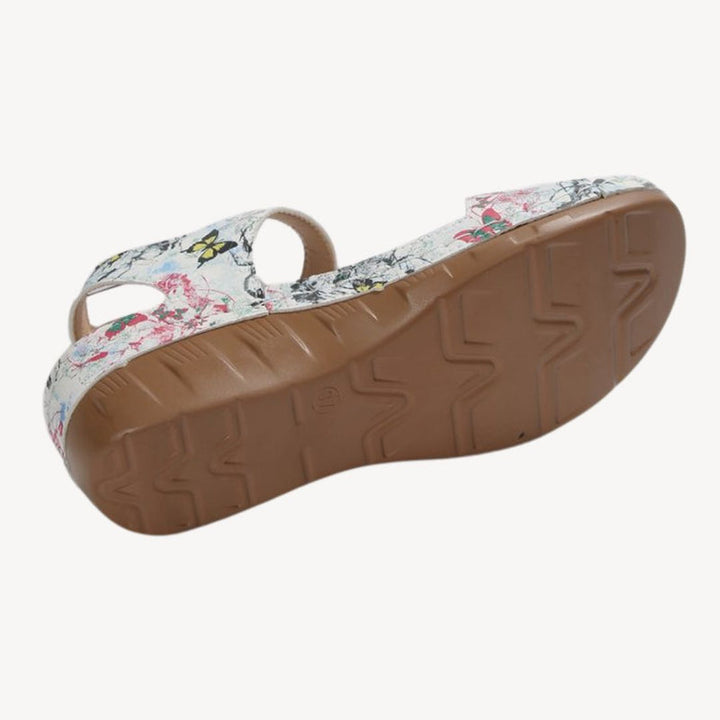Damen Leder Orthopädische Sandalen – Fußbett, Weiche Sohle & Stilvolle Bequemschuhe für den Sommer | Vestea