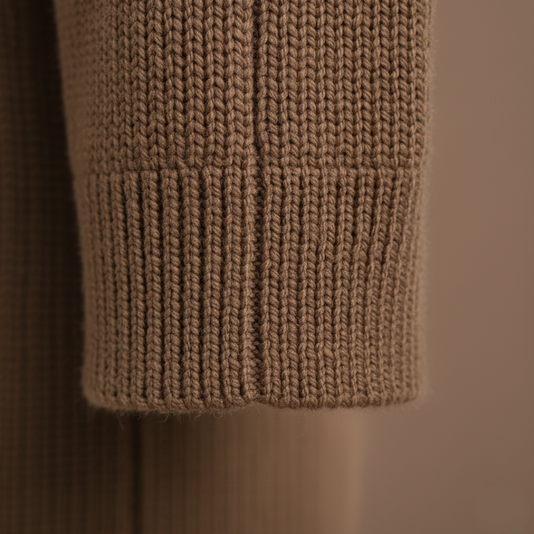 Damen-Set aus Pullover und Hose aus weichem Strickmaterial | Vestea