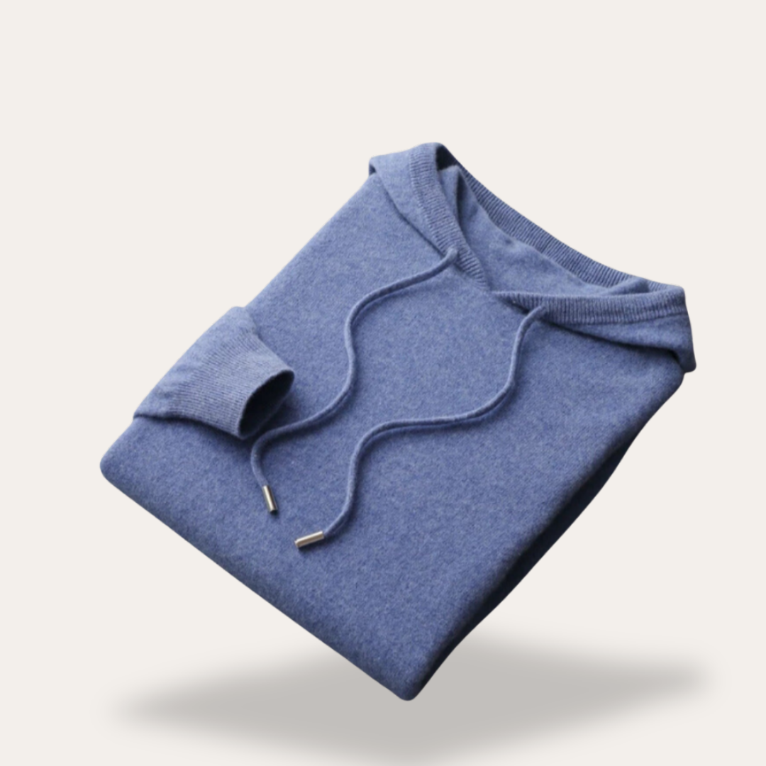 Herren Kaschmir Hoodie Kapuzenpullover Pullover Freizeit | Vestea