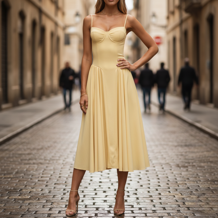 Damen Midikleid Elegant | Vestea