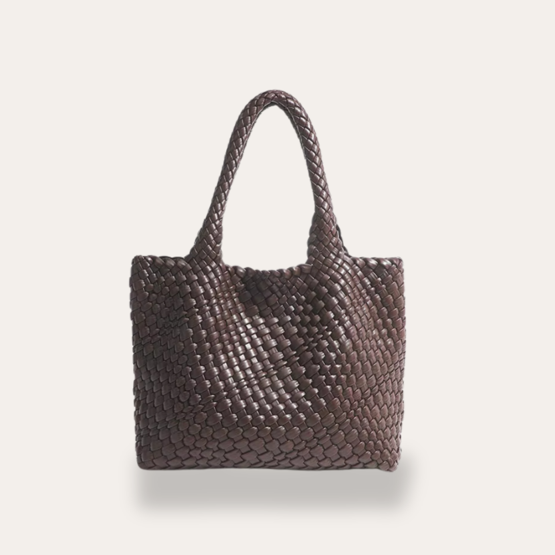 Damen Geflochtene Schultertasche Handtasche | Vestea