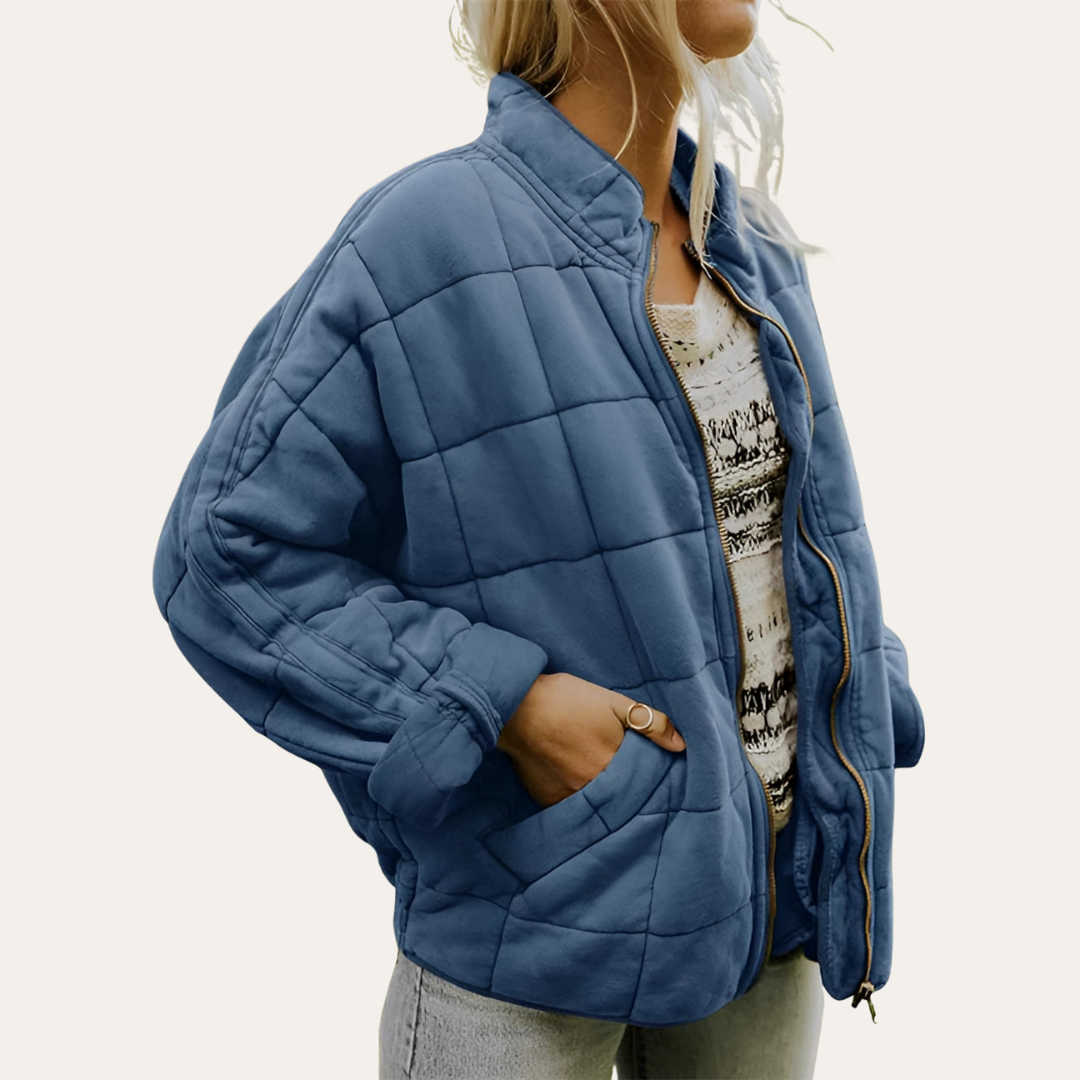 Damen Steppjacke mit Reißverschluss | Vestea