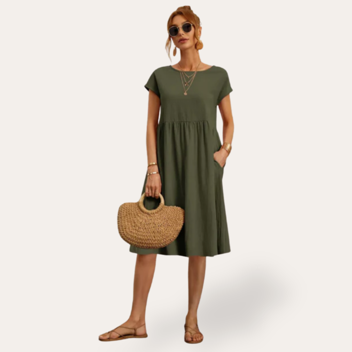 Damen Sommerkleid mit Taschen | Vestea