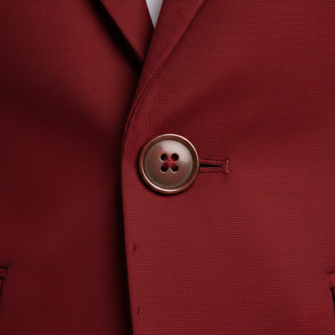 Veste blazer à un bouton coupe ajustée pour homme