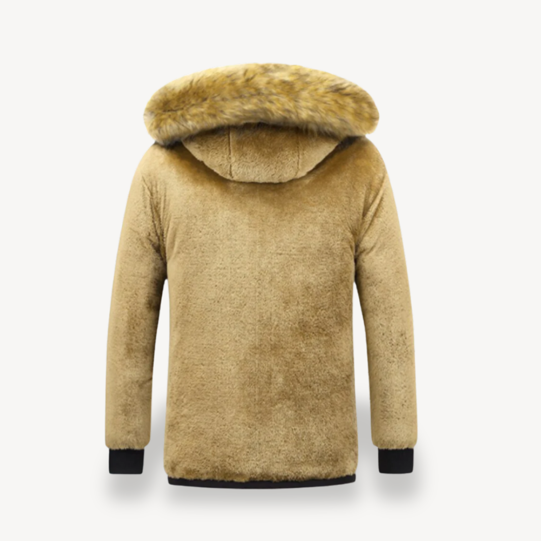 Herren Parka mit Faux-Fell-Futter | Vestea