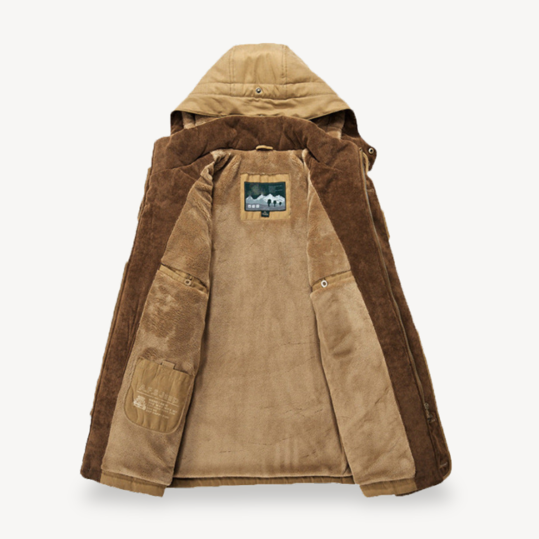 Herren Winterjacke mit Fleece-Futter | Vestea