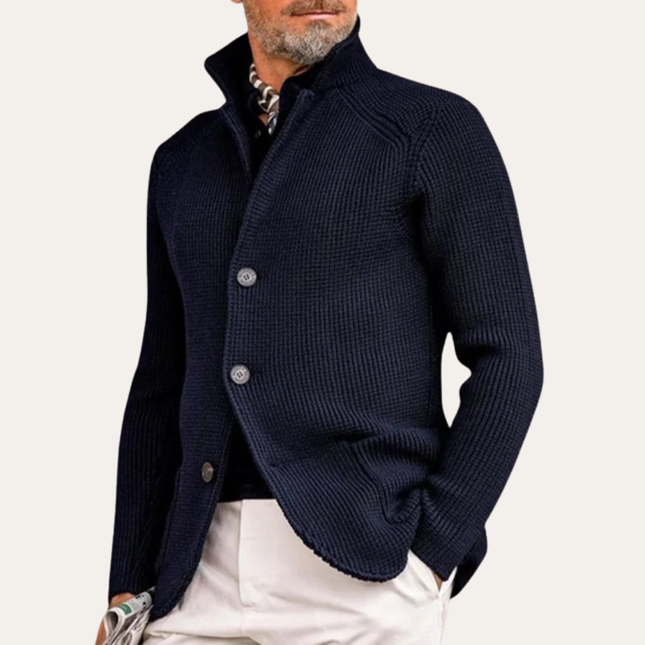 Herren Strickjacke mit Knopfleiste | Vestea