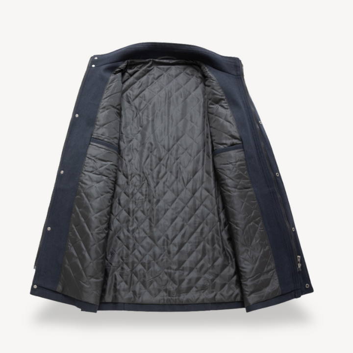 Herren Wollmischung Jacke mit Steppfutter | Vestea