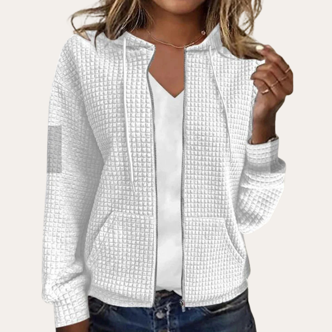Damen Kapuzenjacke mit Reißverschluss | Vestea